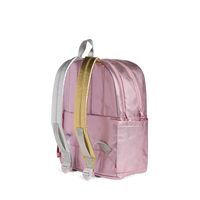 STATE Kane Double Pocket Backpack | Pink/Silver