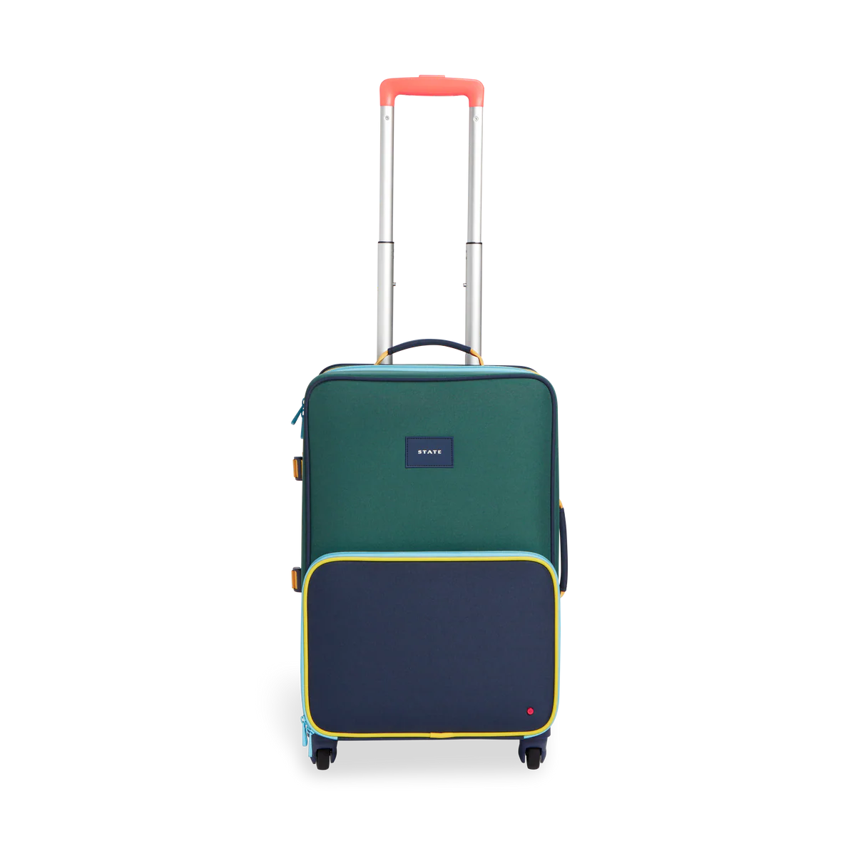 Green & Navy Logan Carry-On Suitcase - Baby Biz