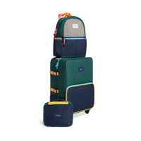Green & Navy Logan Carry-On Suitcase - Baby Biz