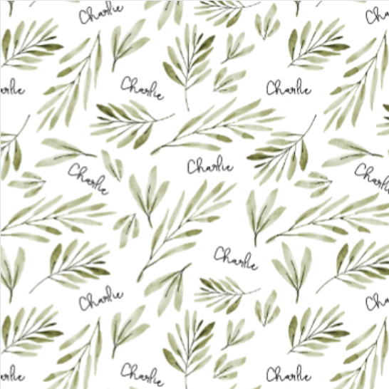 Sugar + Maple Plush Minky Fleece Personalized Blanket | Olive Branch