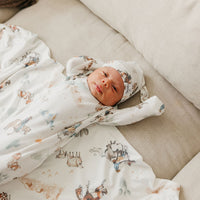 Copper Pearl Knit Swaddle Blanket | Boone