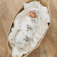 Copper Pearl Knit Swaddle Blanket | Boone