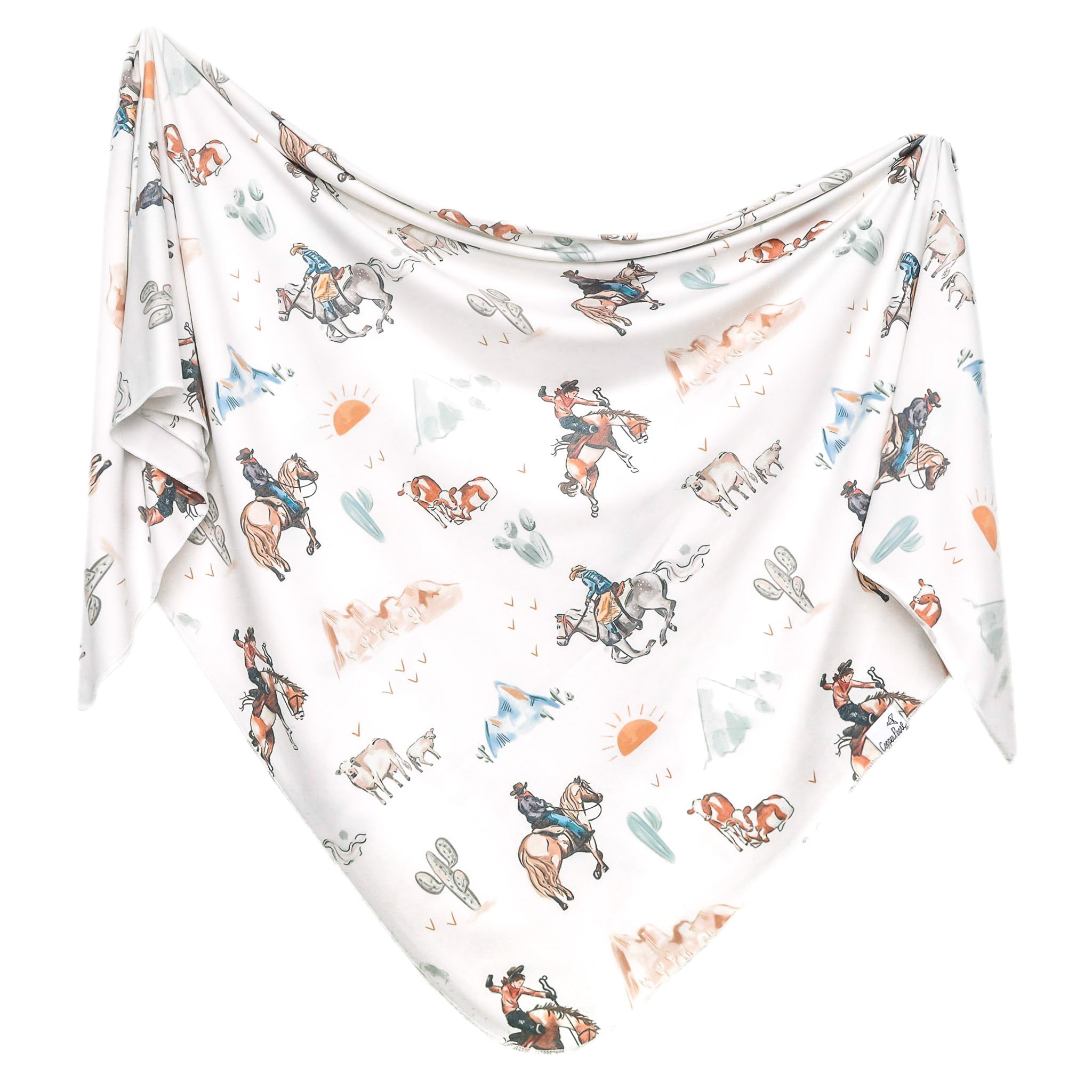 Copper Pearl Knit Swaddle Blanket | Boone