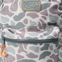 Burlebo Toddler Backpack | Classic Deer Camo (Orange Trim)