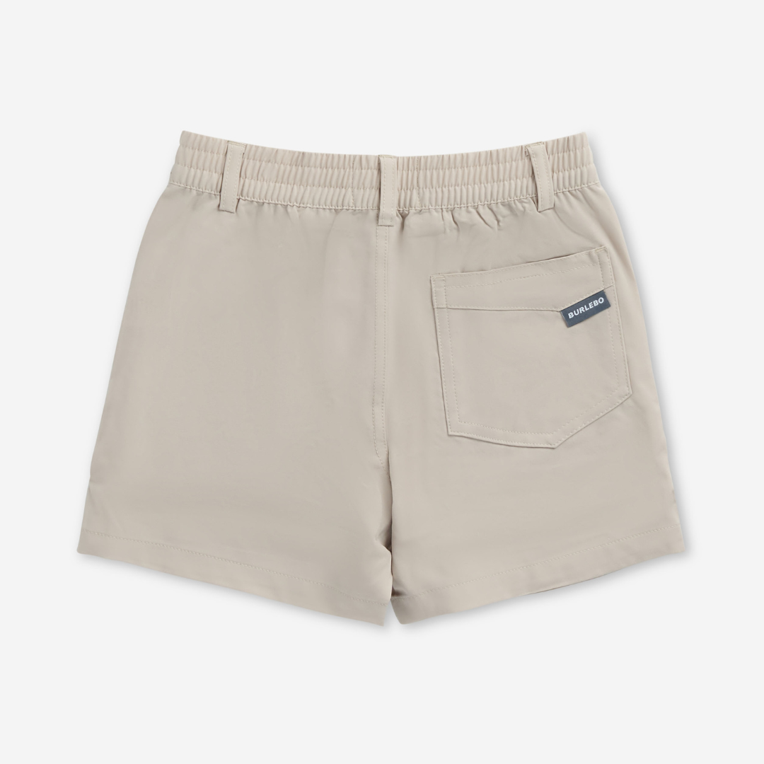 Burlebo Youth Everyday Short - Light Khaki | Old Glory Pocket