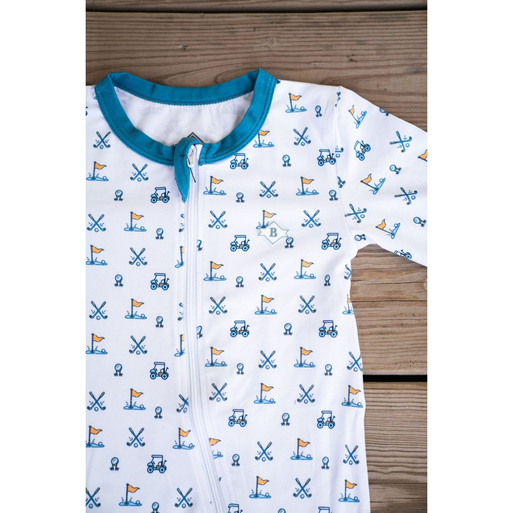 Burlebo Baby Zip Up | Hole in One