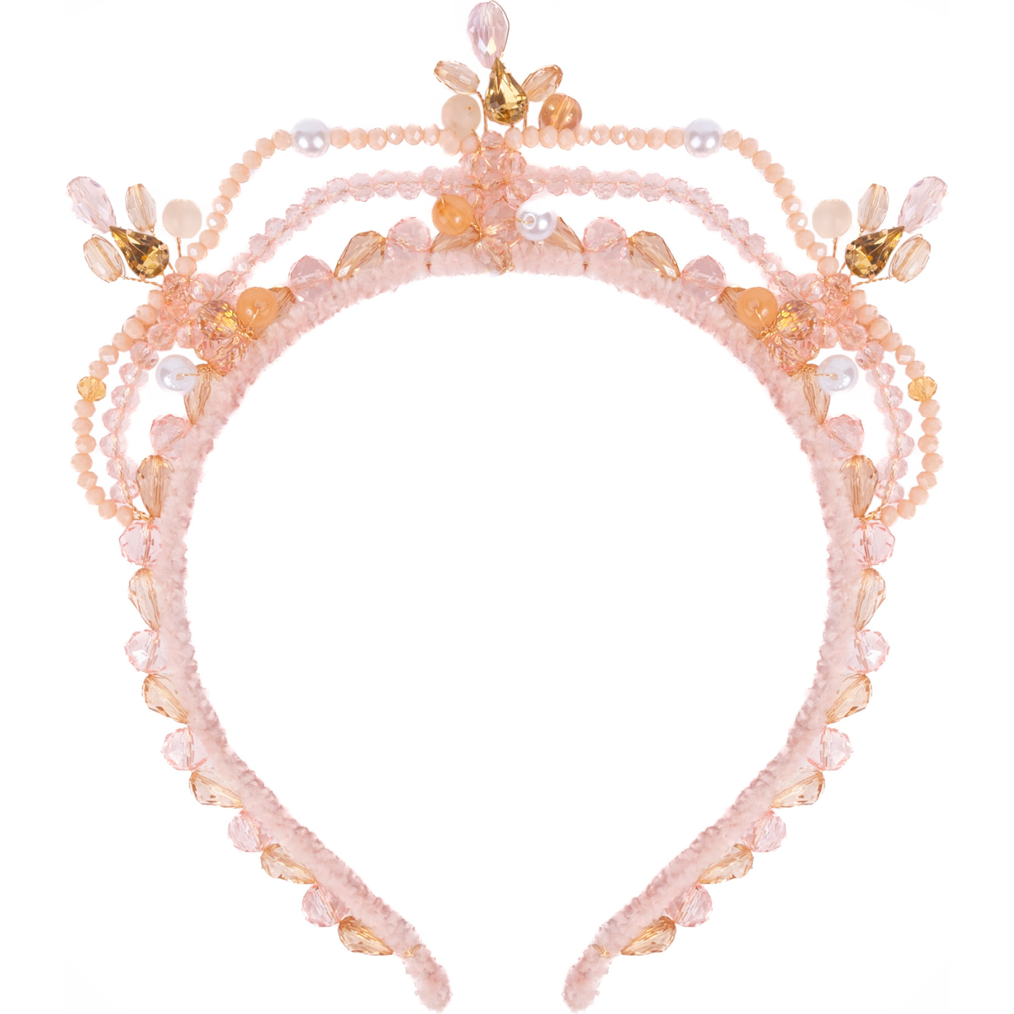 Great Pretenders Blushing Crystals Beaded Tiara