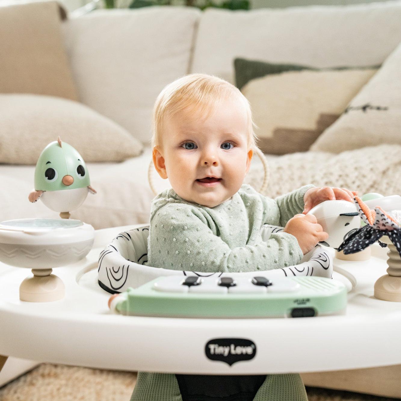 Tiny Love 5-in-1 Black & White Stationary Activity Center