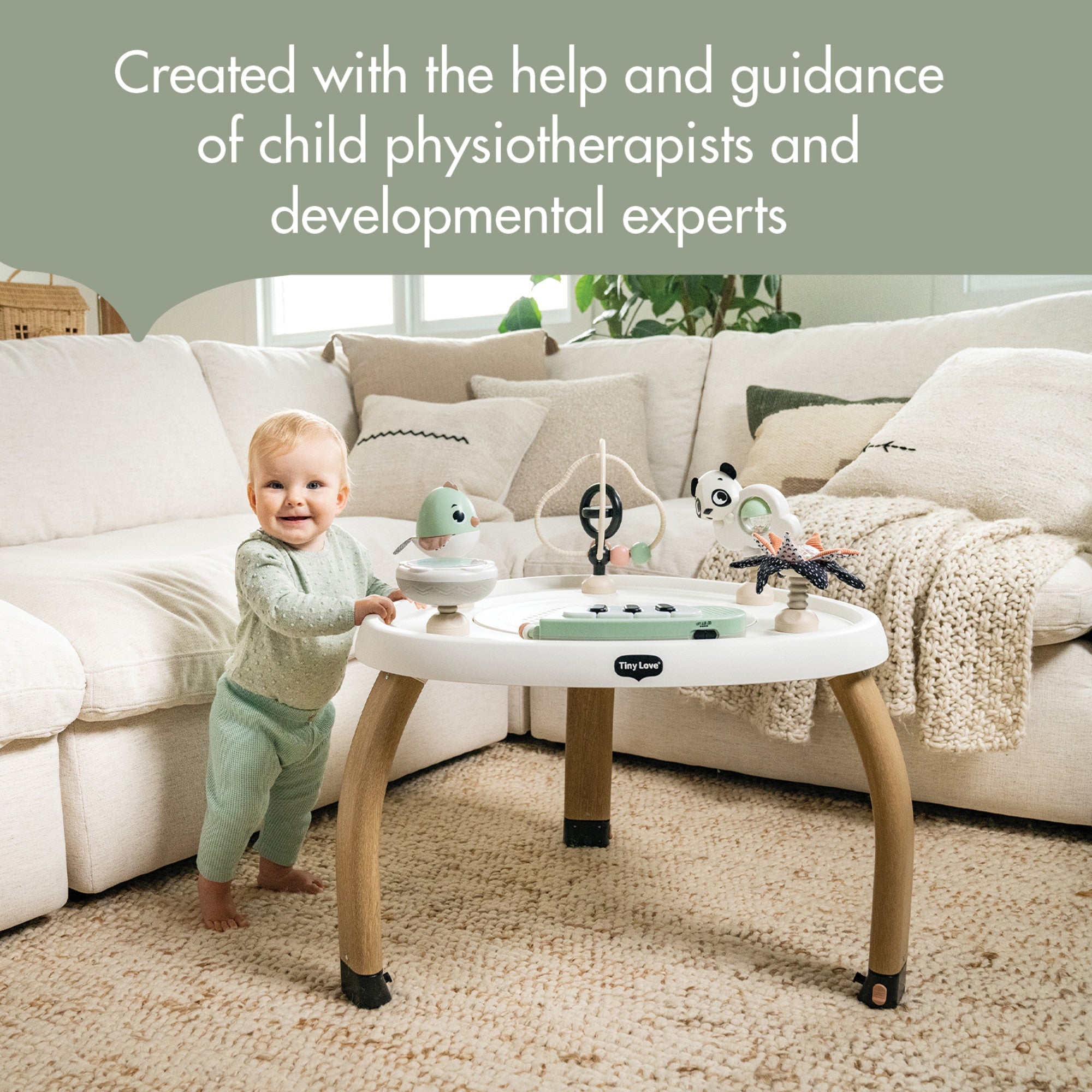 Tiny Love 5-in-1 Black & White Stationary Activity Center