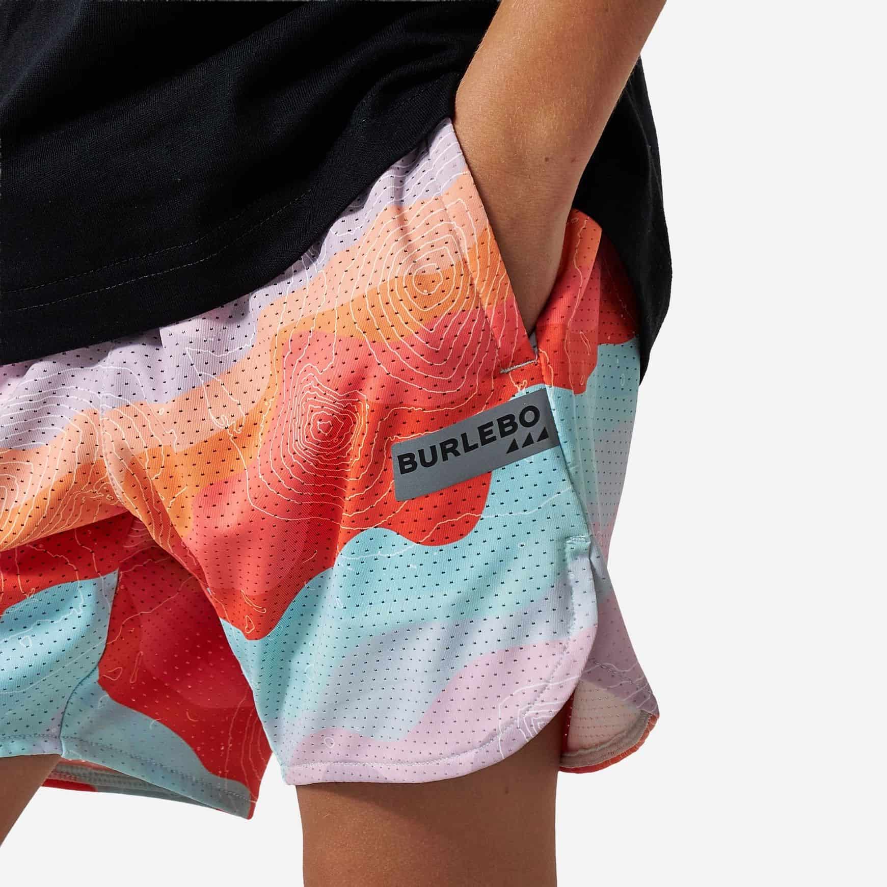 Burlebo Youth Mesh Training Shorts | Sedona Topo