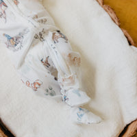 Copper Pearl Zip-Up Footie Pajama | Boone