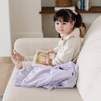 SATIN BORDER RECEIVING BLANKETS: Dainty Floral