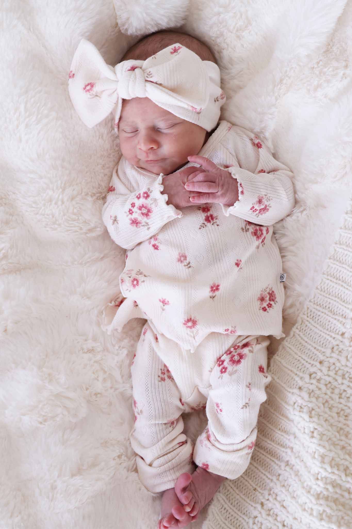 2pc Waffle Crossover Top & Bottom | Precious Posies