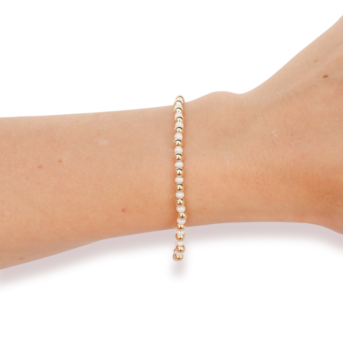 White Demi Bracelet
