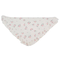 Ruffle Blanket - Roses White: Roses White