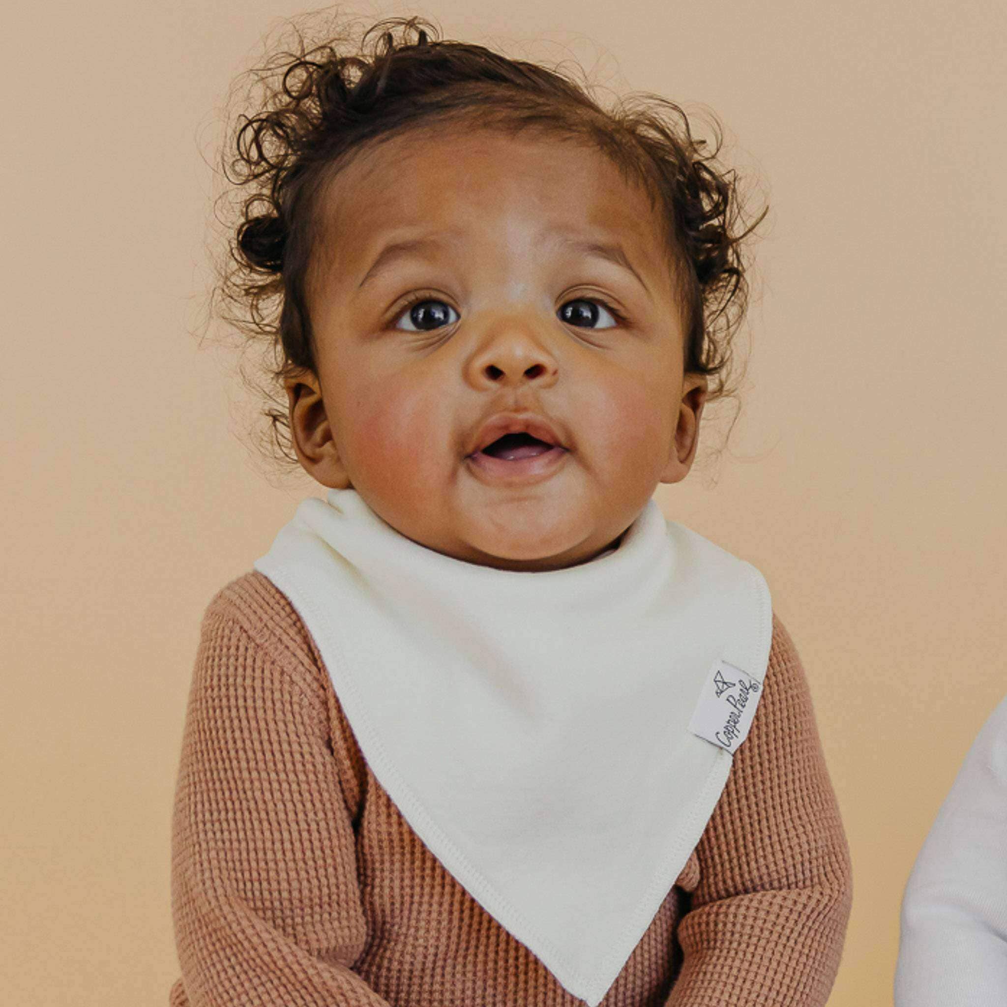 Copper Pearl Baby Bandana Bibs | Bennie