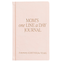 Mom's One Line A Day Leather Journal - Mother's Day Gifts
