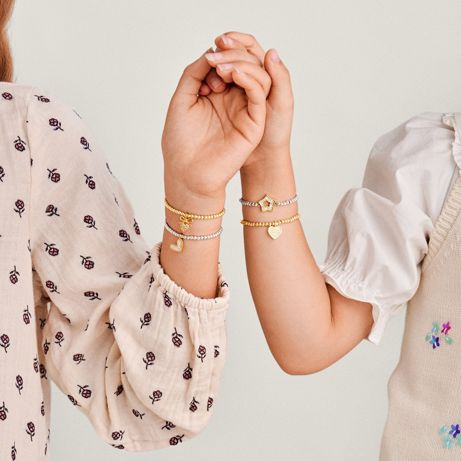 Kids' A Little | 'Big Thank You' | Silver & Gold Plated | Bracelet | 6 1/8" Stretch