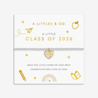 Kids' A Little | 'Class of 2026' | Silver & Gold-Tone Plated | Bracelet | 6 1/8" Stretch