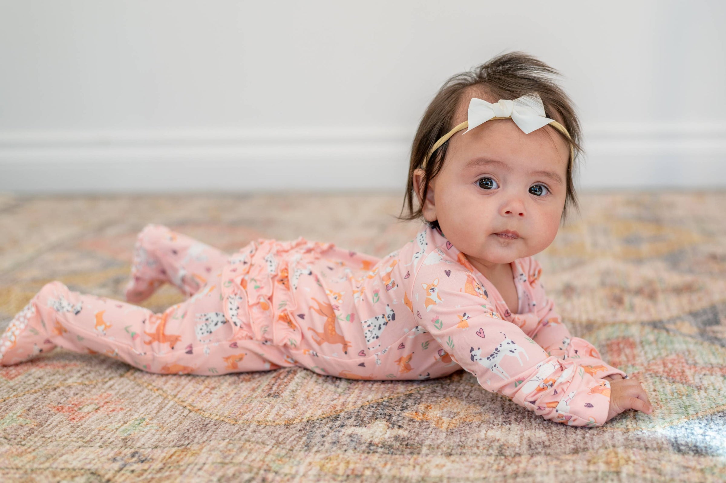 Ruffle Footie - Puppy Love