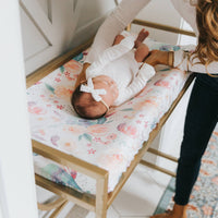 Copper Pearl Premium Knit Diaper Changing Pad Cover | Bloom