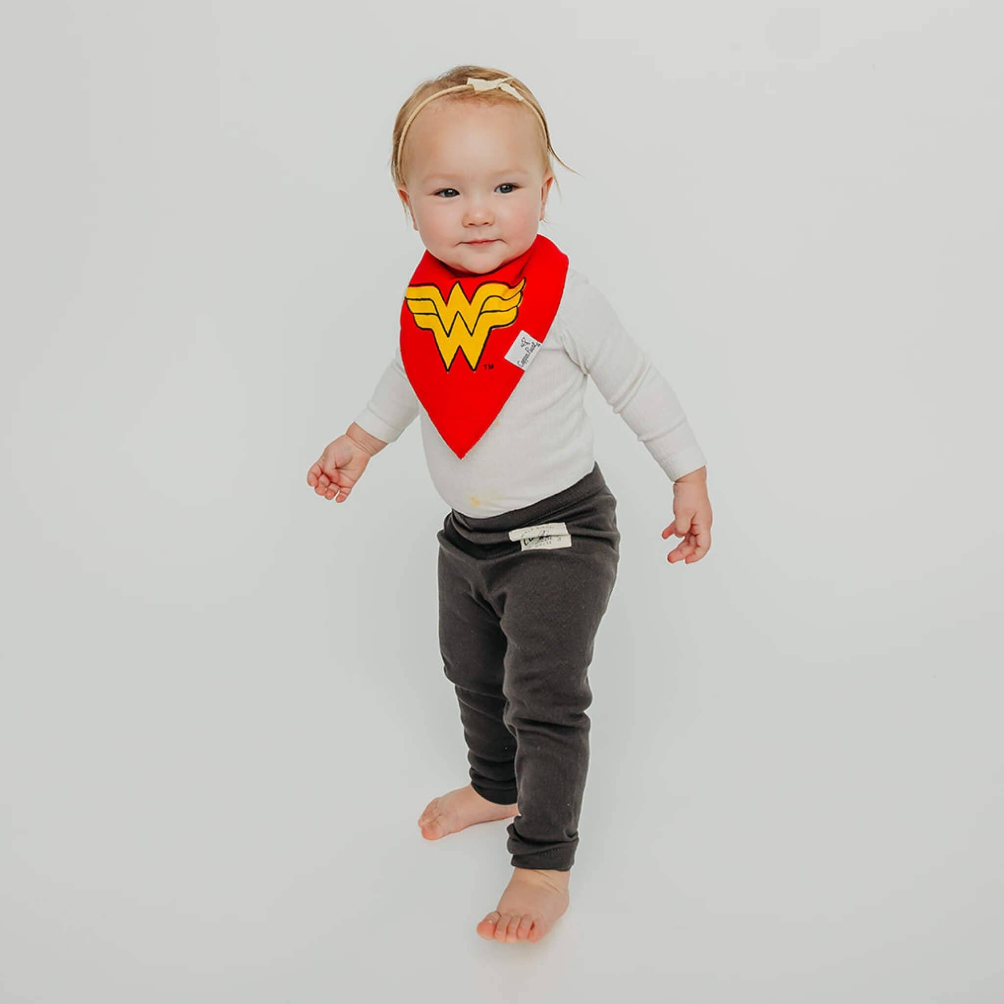 Copper Pearl Baby Bandana Bibs | Wonder Woman