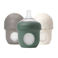 Boon Nursh 4Oz 3Pk Speckle Green