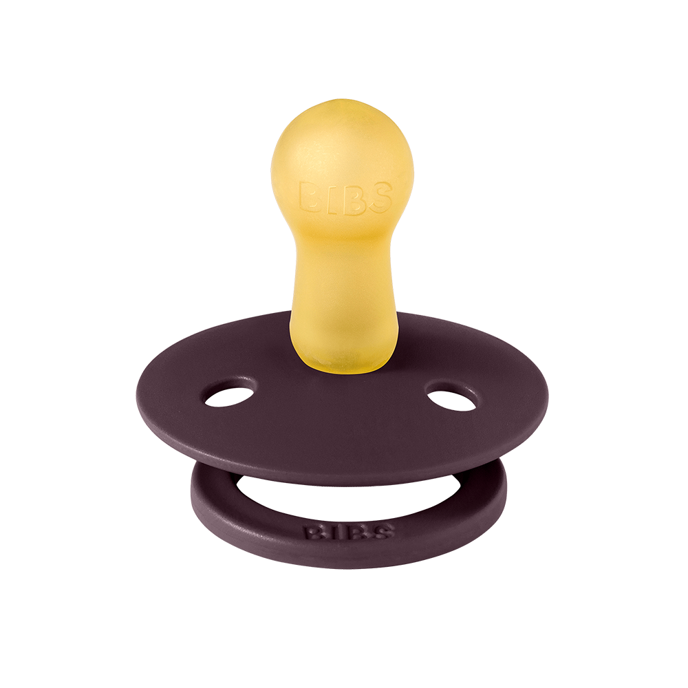 BIBS Colour Pacifiers Holiday Bow 2 Pack | Ivory/Plum