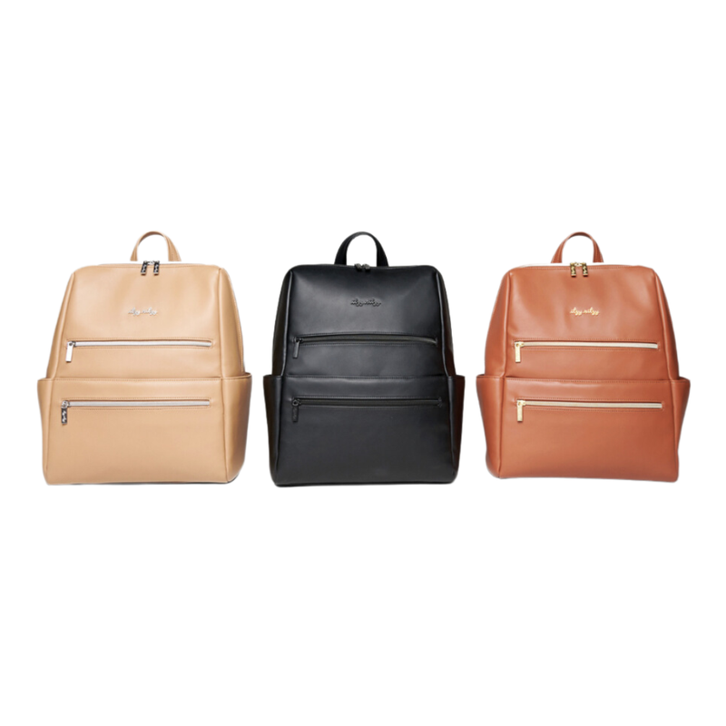 Eras Backpack™ Diaper Bag: Chai Latte