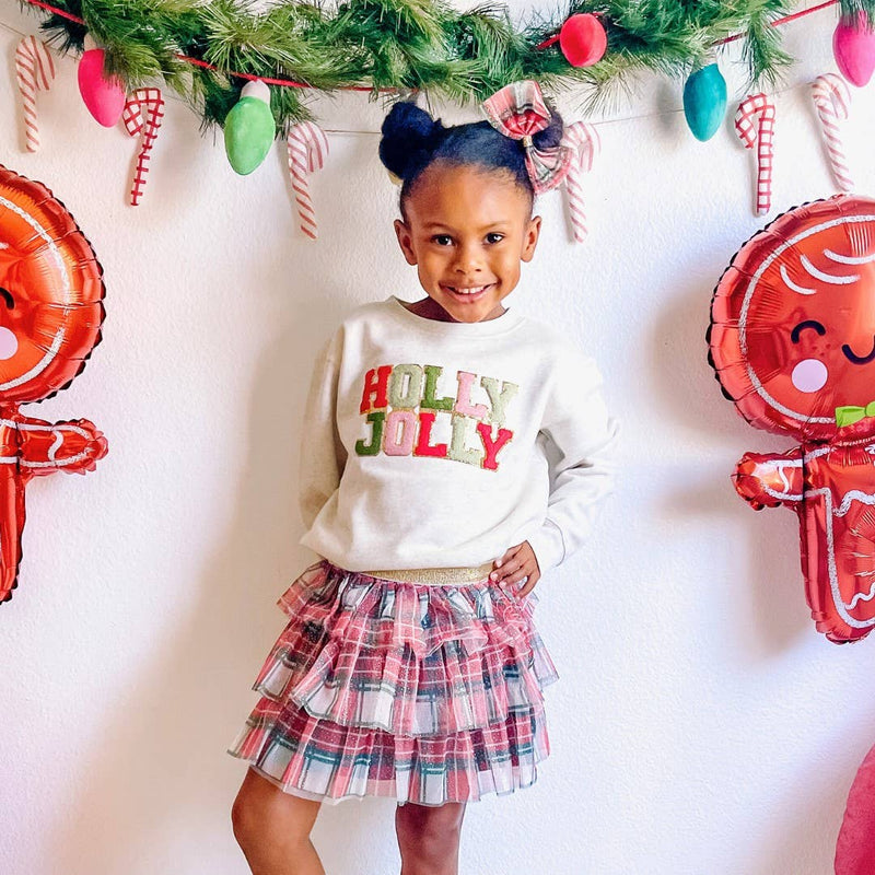 Holly Jolly Patch Christmas Sweatshirt