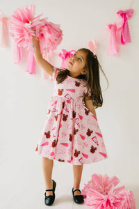 Classic Twirl Dress in Game Day