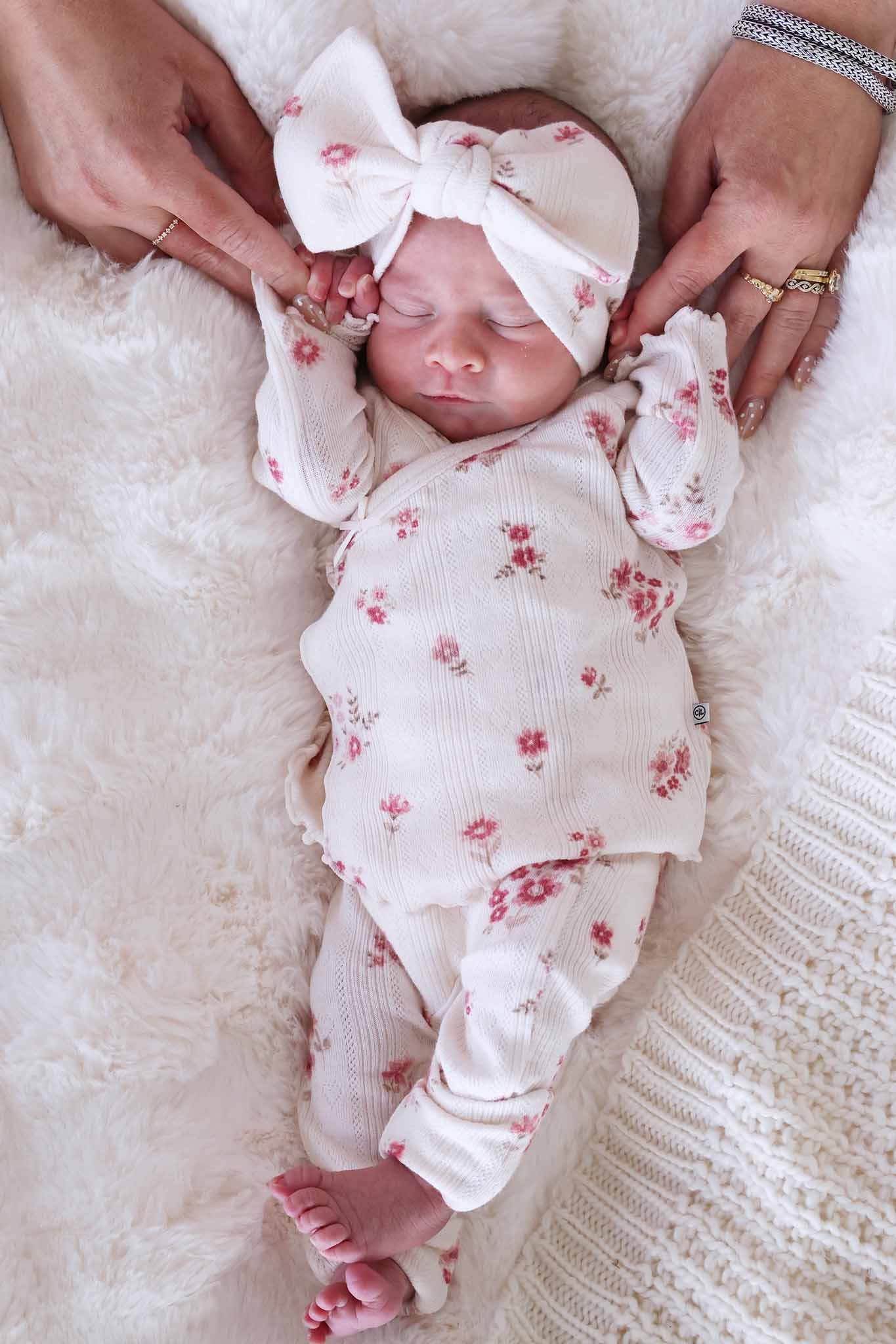 2pc Waffle Crossover Top & Bottom | Precious Posies