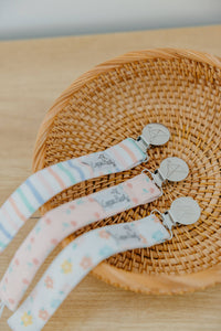 Copper Pearl Binky Clips |Cheery