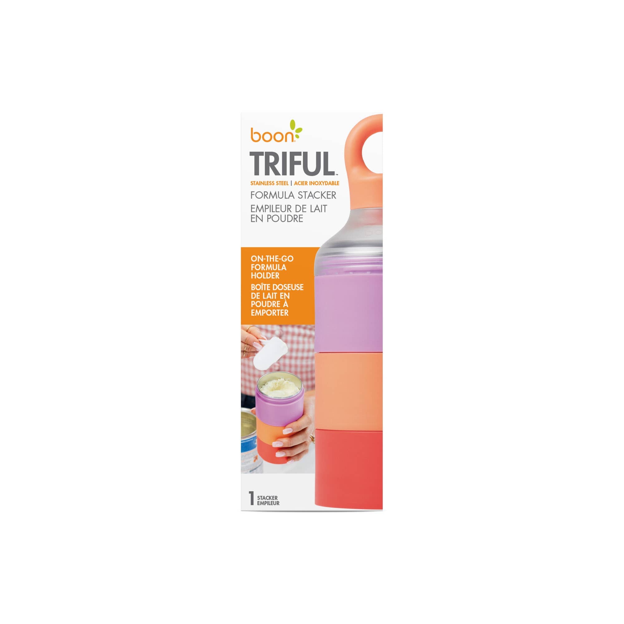 Boon Triful Formula Stacker Pink