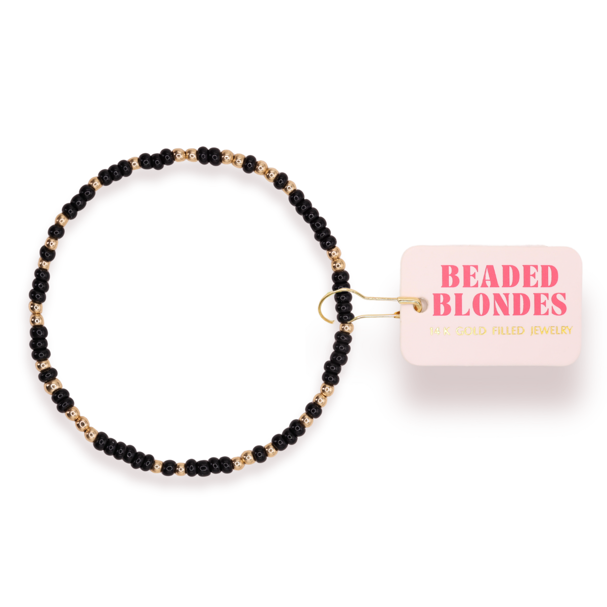 Black Sprinkle Bracelet