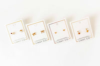 Screwback Stud Earrings - Heidi Pearl Bow