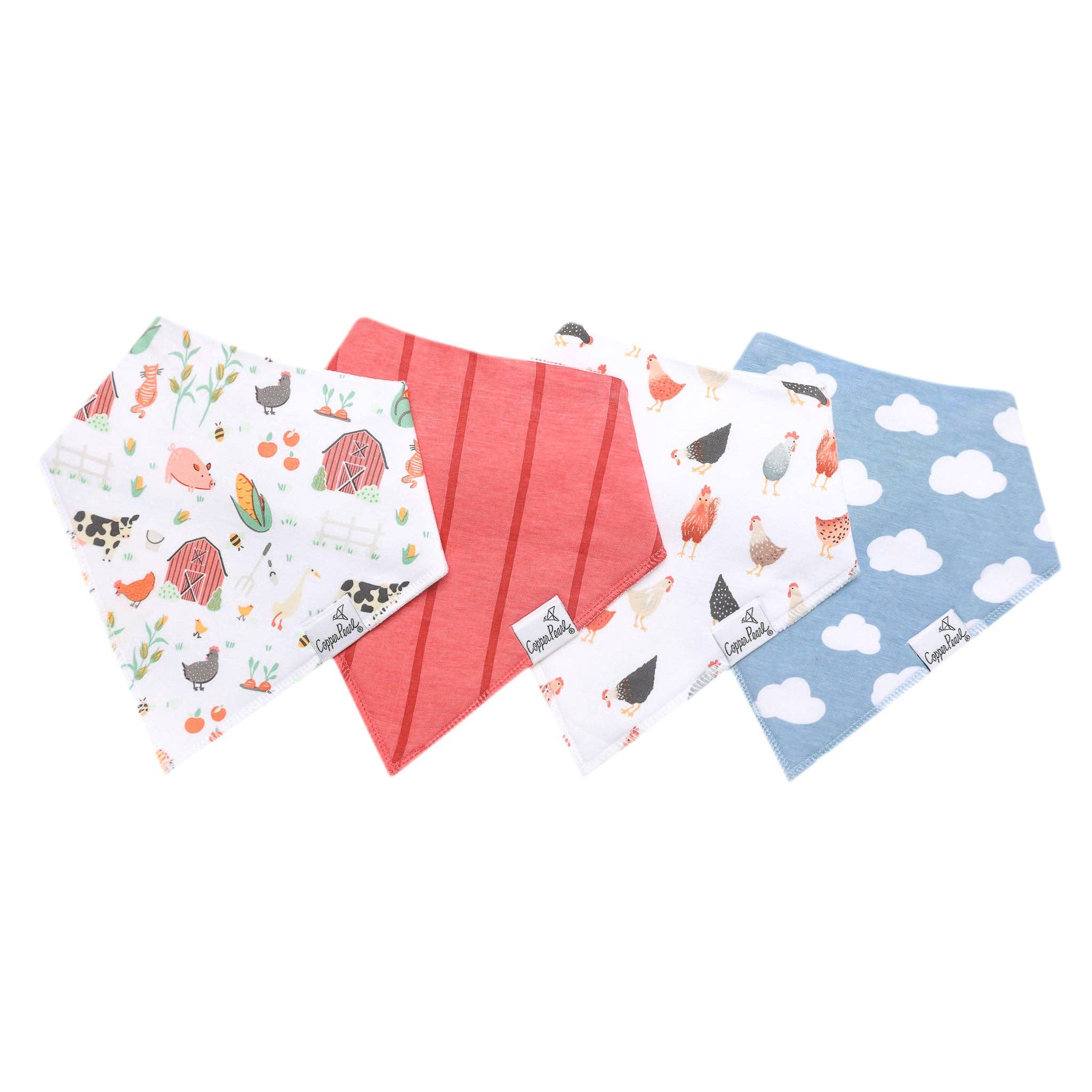 Copper Pearl Baby Bandana Bibs | Farmstead