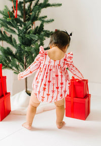 Leah Romper in Dainty Bows - Baby Biz
