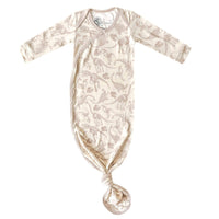 Copper Pearl Newborn Knotted Gown | Jurassic Park Fossils