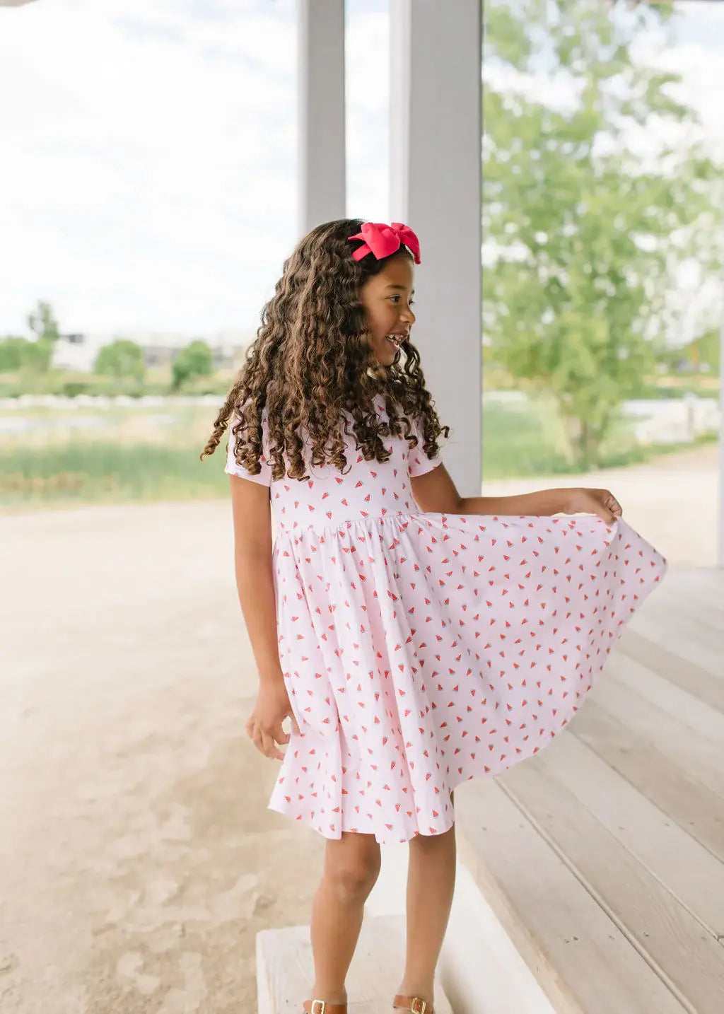 Classic Twirl in Watermelon