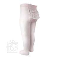Bottom Lace Microfiber Tights