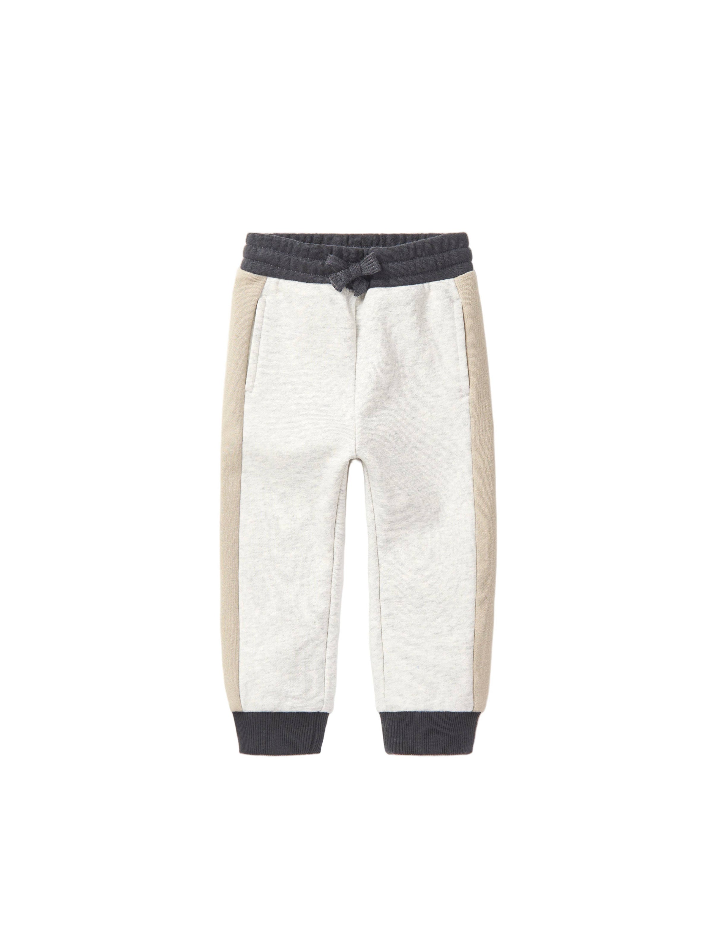 Side Stripe Jogger - Stone Grey