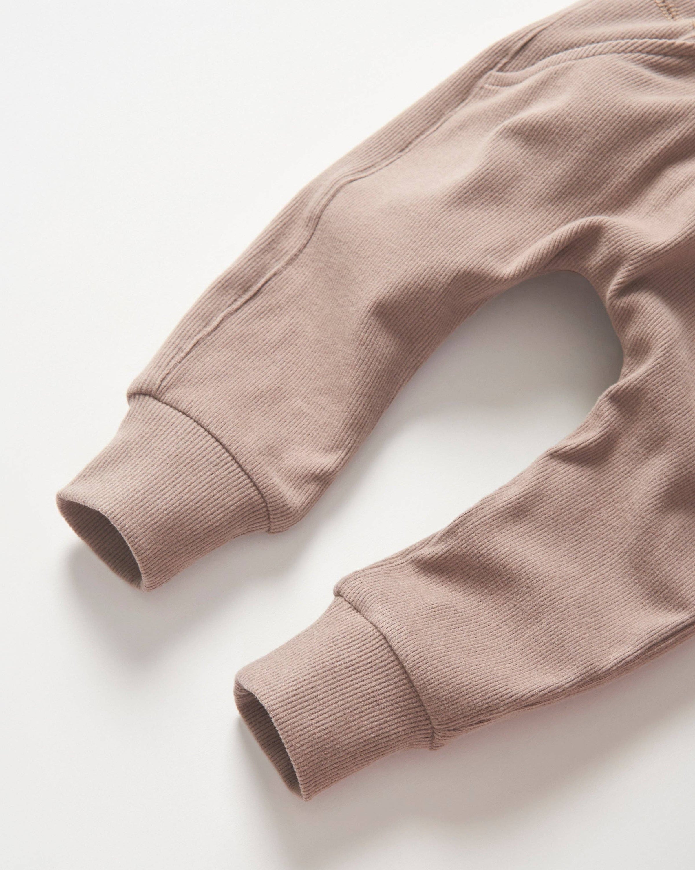 Ribbed Jogger - Mushroom