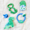 Ritzy Rattle™ Silicone Teether Rattles: Neutral Rainbow