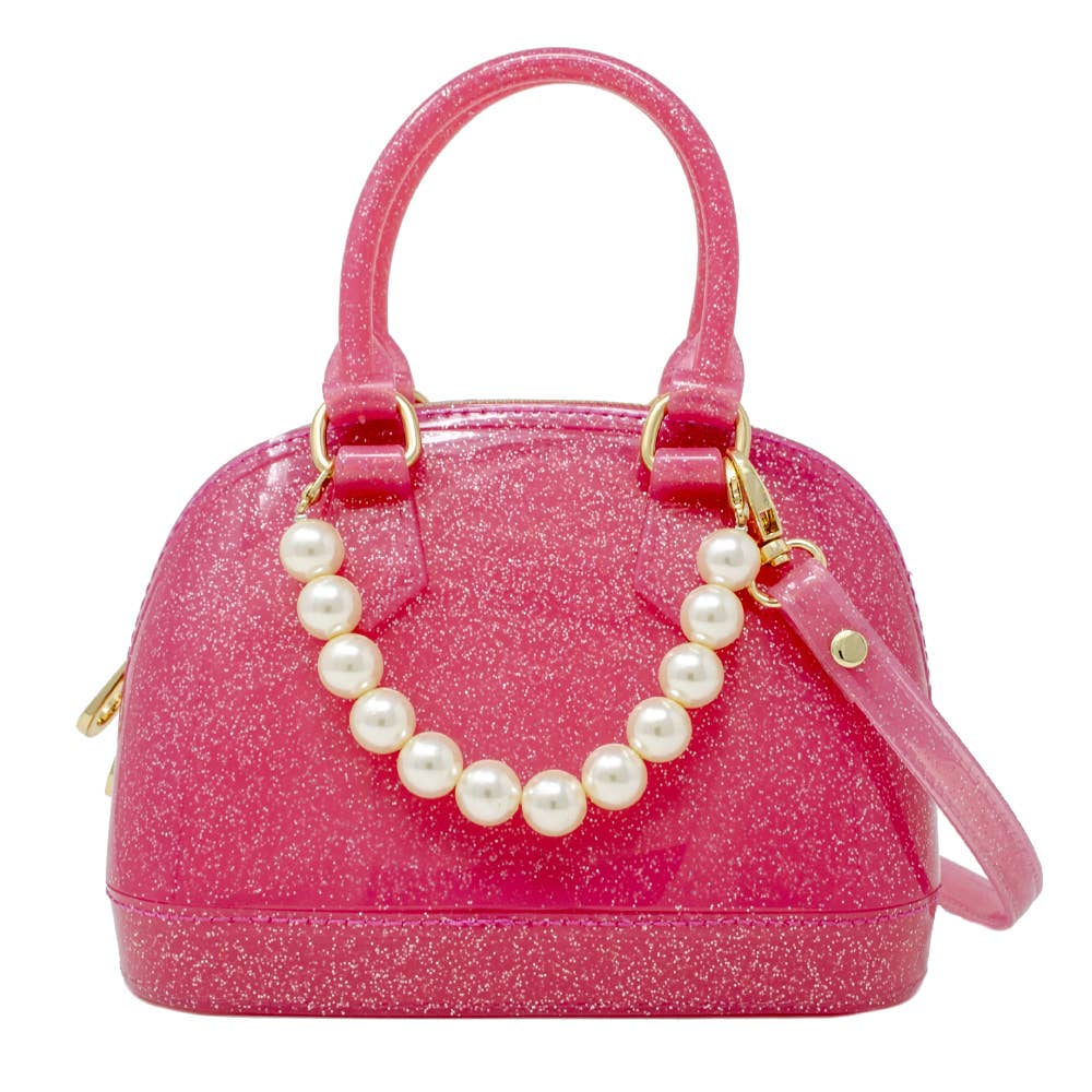Jelly Bowling Handbag | Hot Pink