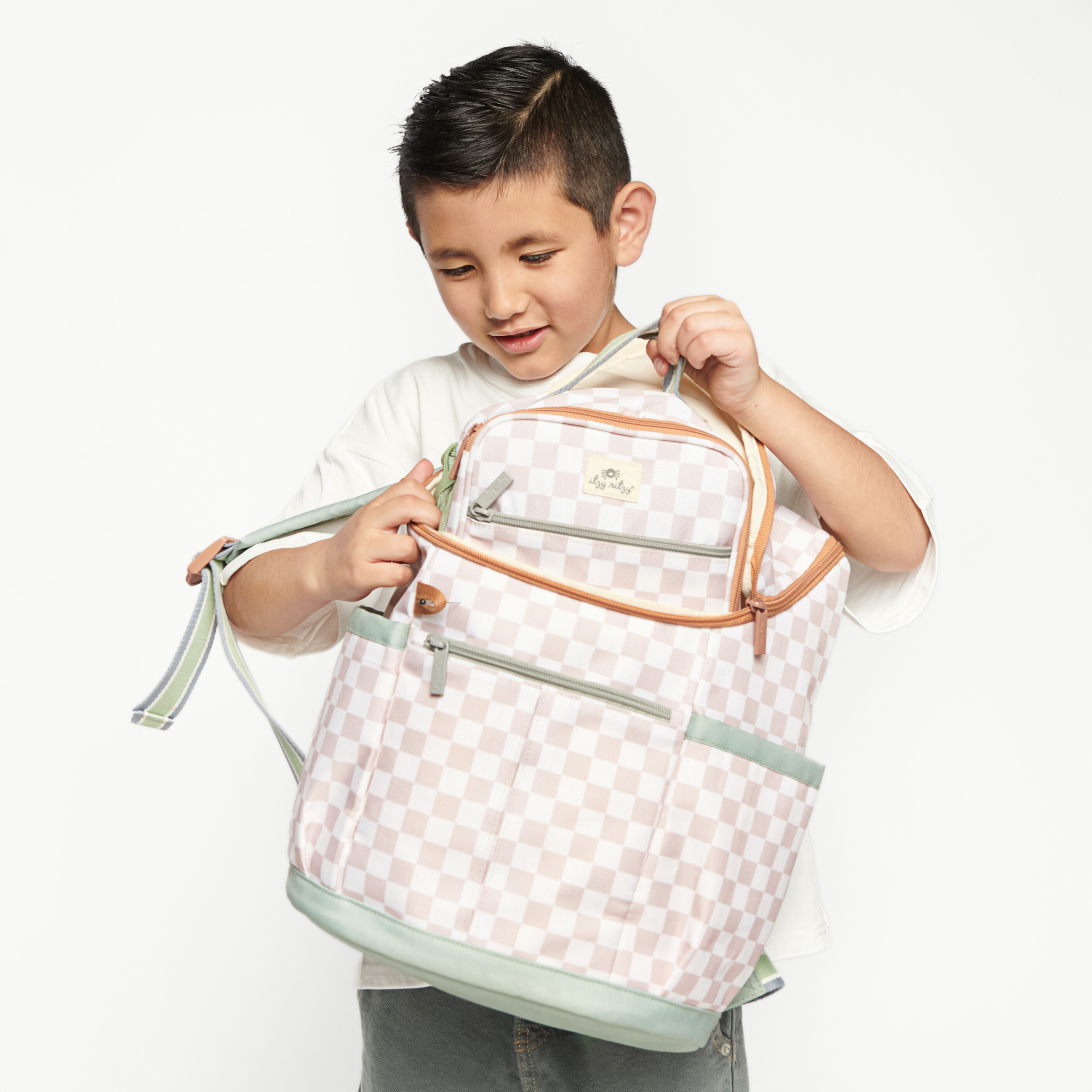 Itzy Explorer™ Big Kids Backpack: Ribbons + Roses