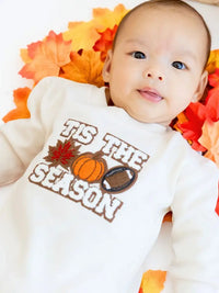 Tis the Season Pumpkin Patch Long Sleeve Romper