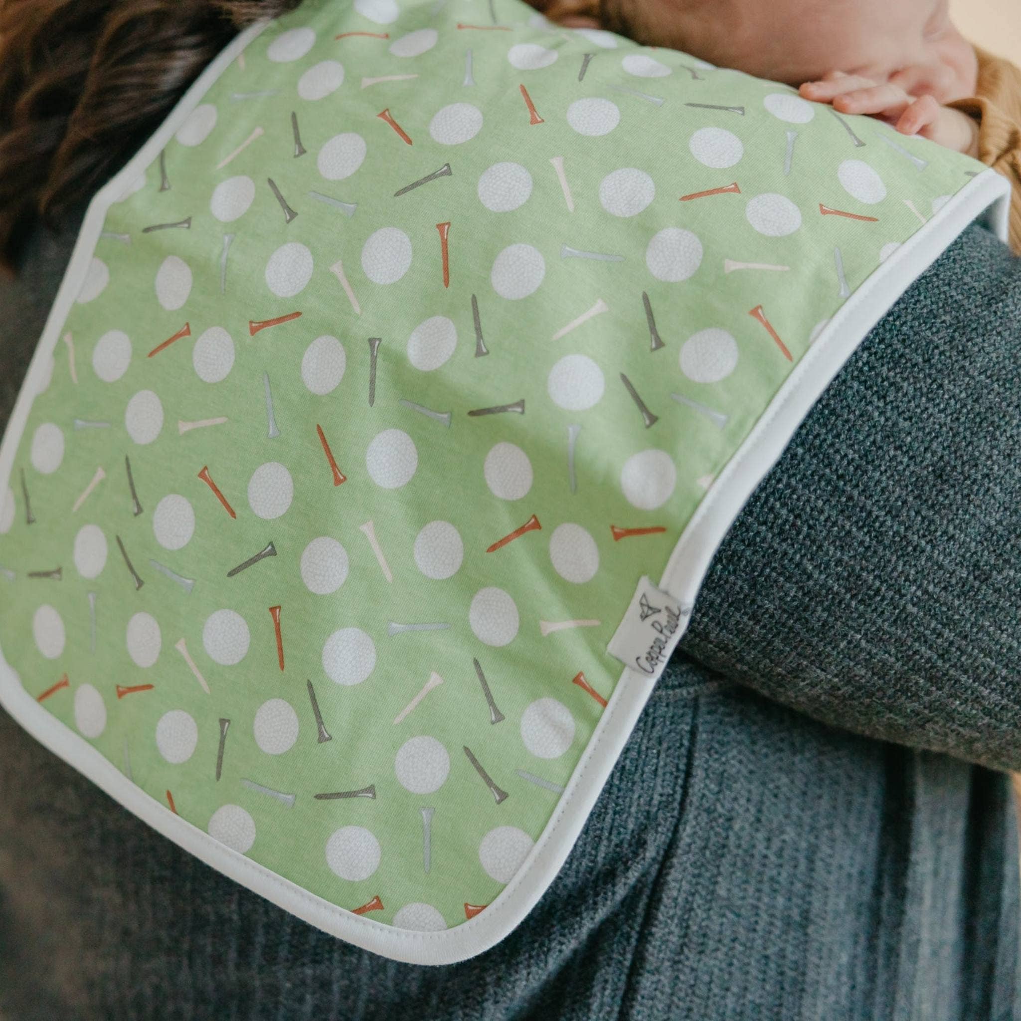 Copper Pearl Premium Burp Cloths | Bogey