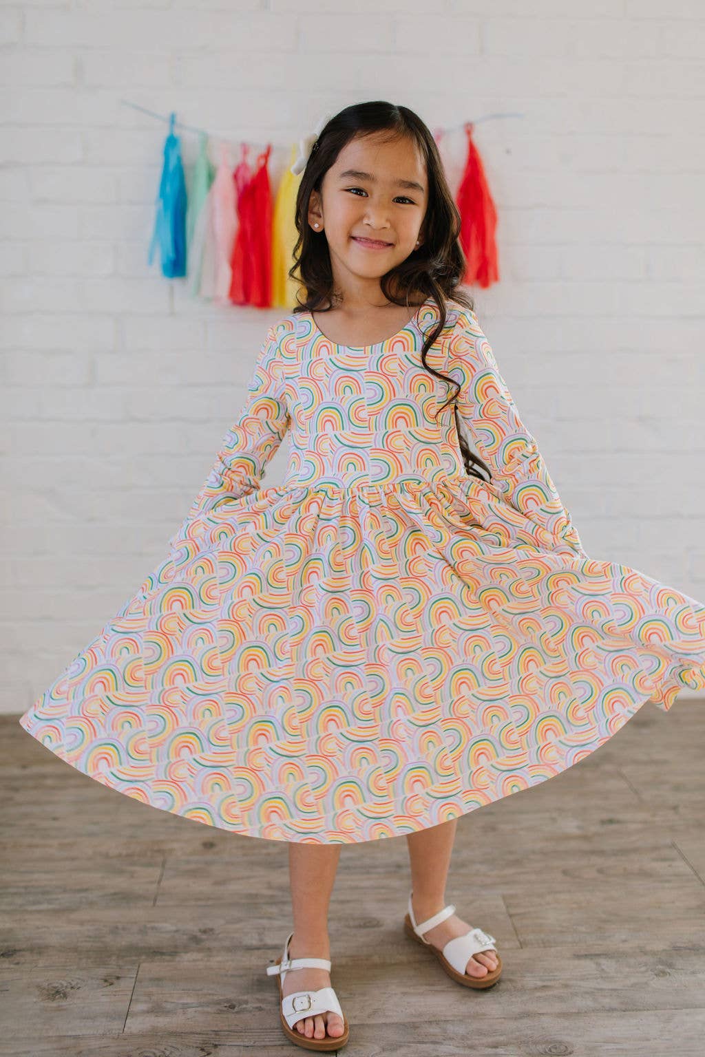 Ollie Jay Gwendolyn Dress in Primary Rainbow