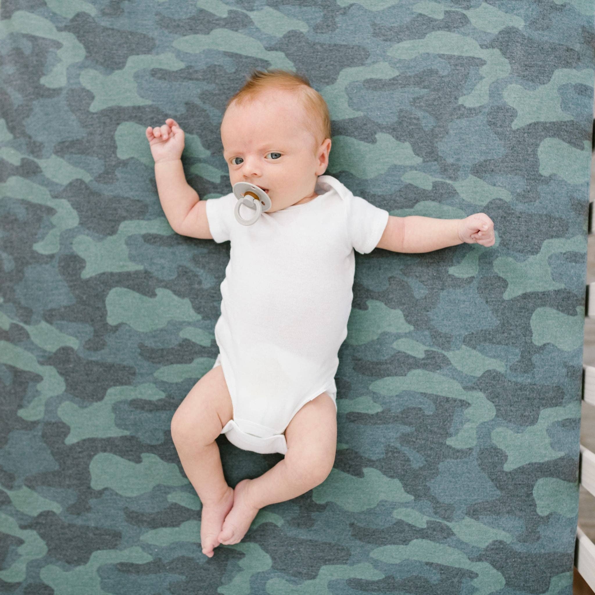 Copper Pearl Premium Knit Fitted Crib Sheet | Hunter